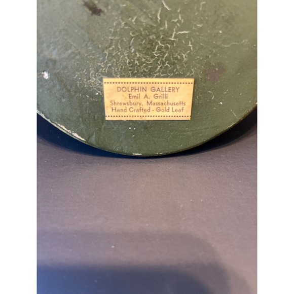 Vintage Emil A. Grilli Painting Grapes and Tomatoes Dolphin Gallery RARE 1940s - Picture 4 of 4